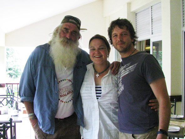 Gelle Ritchie - meeting travel legend Kingsley Holgate 